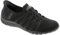 Skechers Women's Breathe-Easy ROLL-with-ME Sneaker, Black, 4 UK