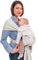 manduca Twist Babytrage - Leichte und einfache Babytrage mit Kängurutasche und weichem Bauchgurt - für Neugeborene von der Geburt bis zu 15 kg - Bio-Baumwolle