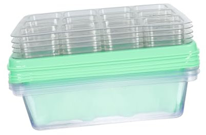 HEMOTON 5ensembles Plateau De Germination pour Plantes Alvéoles Pot De Pépinière avec Couvercle pour Étui De Germination pour Légumes Et Fleurs