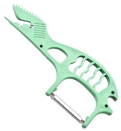 Pelador de verduras - Econome Verduras Ergonómico con abridor de botellas,Peeling Eficaz Antideslizante Rascador de Escamas para patatas Verduras Pescado