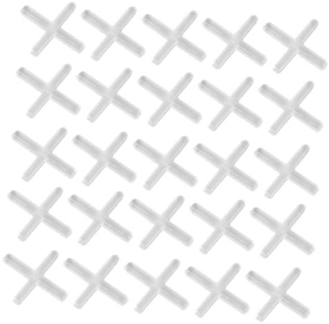 Homoyoyo 1000pcs Tile Spacers Cross Stitch Design Tools for Tiles Floor Spacers Replacement Ceramic Levelers