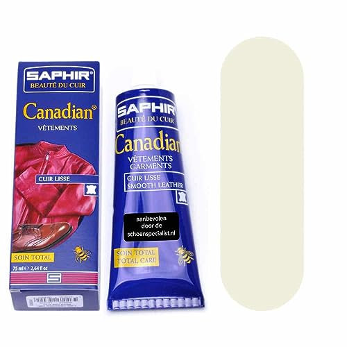 Saphir Kanadische Leder Restaurierung Creme - (21) WEIß