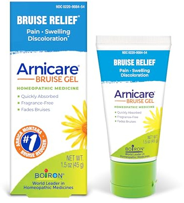 Boiron Arnicare Bruise Gel for Relief of Pain, Inflammation or Swelling, Soreness, and Discoloration - Non-greasy and Fragrance-Free - 1.5 oz