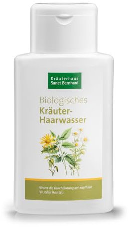 Sanct Bernhard Biologisches Kräuter-Haarwasser mit Brennnessel, Birke, Schachtelhalm, Salbei 500 ml