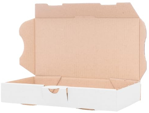 verpacking Maxi cartoni da lettere MB-XS, 225 x 145 x 35 mm, formato DIN A5 (dimensioni interne 220 x 136 x 33 mm), confezione da 750 pezzi, colore: bianco