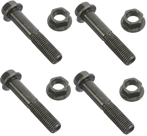 Ciieeo 4pezzi Doppio Filettato Acciaio Al Carbonio Per Uso Macchinari Alta Precisione Per Automotive e Costruzioni Di Ponti