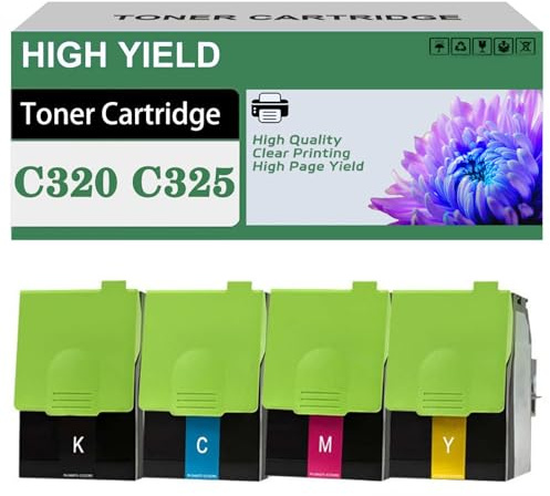 Cartouche de Toner Compatible 006R04823, 006R04822, 006R04821, 006R04820, Remplacement pour Xerox C320 et C325, Digital Colour Press 4 Colors