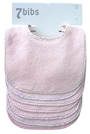 Doppellagige Sabberlätzchen für Babys, Baumwolle, weich, saugfähig, 7 Stück