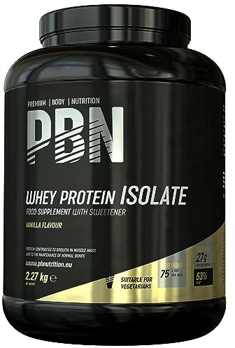 PBN Whey Protein Isolate Powder 2.27kg Vanilla