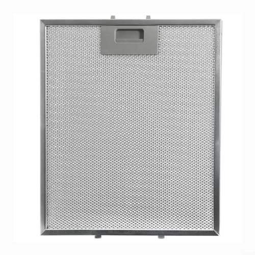 CNANRNANC Filtre à graisse métallique pour hotte aspirante 305 x 267 x 9 mm, filtre à graisse en aluminium, filtre en tissu métallique