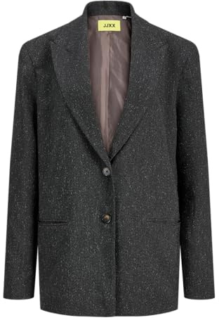 JACK & JONES Jxellis Structured Boyfriend Blazer TLR, Nero, S Donna