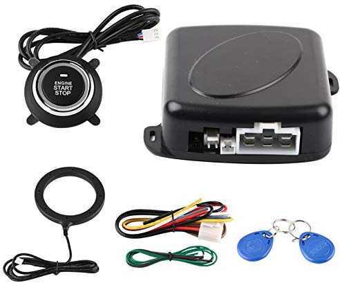 Grcfumo Car Alarm System, Car Alarm Security System, Auto Car Alarm with Wiring Harness, Anti Theft Car Alarm System for Vehicle