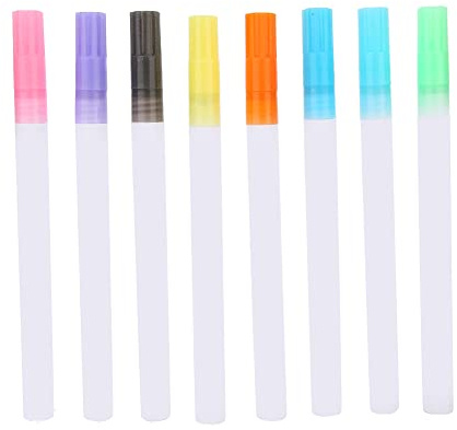 Outline Penna Dubbellinje Penna Ritning Penna 8 st Vibrerande färger 1 mm 2 mm Linjebredd För gratulationskort att göra affischmålning ABS Plastspets Vattenbaserat bläck