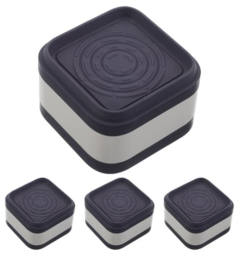 Angoily 4 Almohadillas Antivibración y Antideslizantes para Lavadora y Secadora, Material Tpr y Pp, Paquete de 4 Unidades, Reducción de Vibraciones y Protección para Muebles