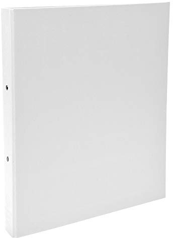 EXACOMPTA Classeur rembordé polypropylène 2 anneaux 30mm A4 Dos de 40 mm Blanc