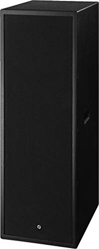 Monacor CLUB-1SUB Professioneller Subwoofer, 600 W/8 Î oder 2 Î bzw. 2 x 300 W/4 Î, schwarz, 252480