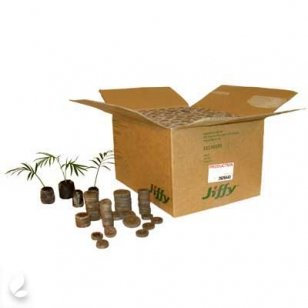 Lot de 100 pastilles de tourbe Jiffy-7 44 x 42 mm