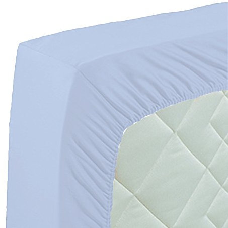 Curt Bauer Spannbettlaken, Blau, 180 x 200 cm