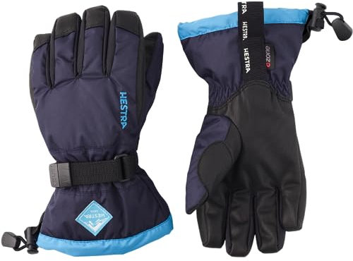 Hestra Gauntlet CZone 5 Finger Handschuhe Kinder Dark Marineblau/Türkis Handschuh Größe 3 2020 Sporthandschuhe