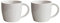 STARBUCKS Porzellan Mug Venti Grande Fore Here Serie Weiss Collectors Set Varianten (2, Venti/20oz/591ml)