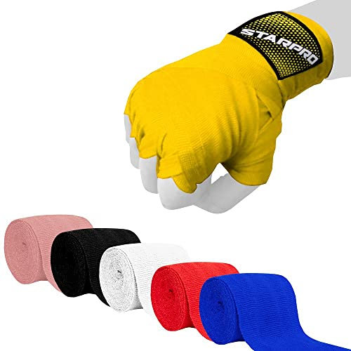 Starpro Boxbandagen für ultimative Handgelenkunterstützung, ideal für Boxen, Fitness, Training, Daumenschlaufe für schnelles Wickeln, mehrere Farben und Größen