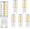 CHEERBEE G9 LED Bulbs Warm White 2700K, 3W G9 LED Light Bulb, 28W 33W 40W Halogen Equivalent, AC 220-240V, 350LM, CRI>85, Capsule Bulb for Crystal Chandelier, No Flicker, Non-dimmable, 5 Pack