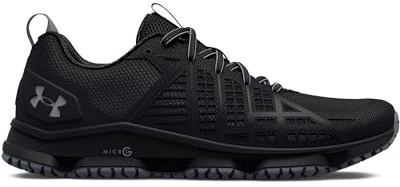 Under Armour Women's UA W MG Strikefast Trail Running Shoe, Black/Black/Pitch Gray, 5 UK