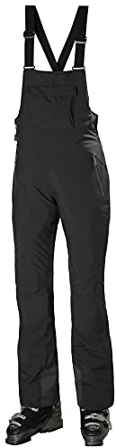 Helly-Hansen Legendary Insulated Bib Pant for Women - Durable, Waterproof, Breathable Snow Pant for Ski Adventures, 990 Black - M