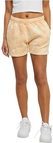 Urban Classics Damen Shorts Ladies Towel Washed Sweat Shorts paleorange M