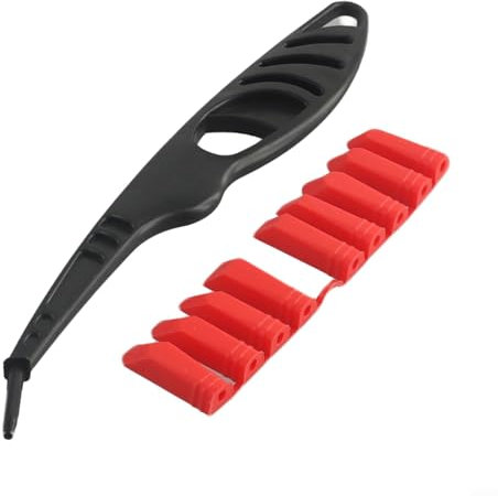 ZWEquipint Set di raschietti angolari per colla per vetro, strumento di riparazione di giunti di piastrelle, strumento di spargimento sigillante, per bagno, vasca, parete, lavello della cucina