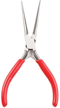 Alicates de punta redonda con doble resorte, prácticas herramientas esenciales de joyería para hacer joyas y alambres
