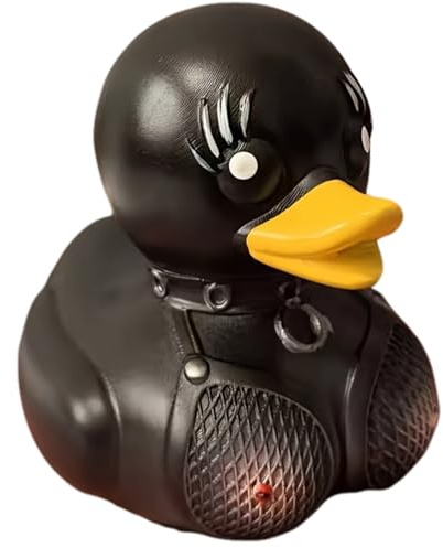 Patos de goma, 4 x 2 x 3 pato bailarín negro único, mini patos de plástico para Halloween, juguetes coleccionables para el baño del bebé, creativos para escritorio, decoración del hogar, suminis