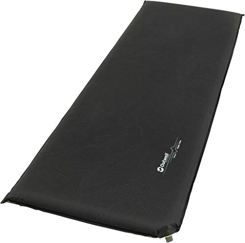 Outwell Sleepin Self Inflating Mattress – Camping Sleeping Mat, Compact, Inflatable Air Mattress with Comfortbale Wave Shaped Memory Foam - For Hiking, Trekking, Outdoors (Single (5cm Thickness))