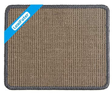LSAIFATER Kratzmatte für Katzen, natürliche Sisalmatte, schützt Teppiche und Sofas (38x30cm, Grau)