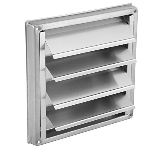 100mm Edelstahl Platz Lüftungsgitter Abdeckung Wand Luftkanal Lüftungsgitter Wäschetrockner Extractor Fan Outlet für Bad Seitenwand Küche