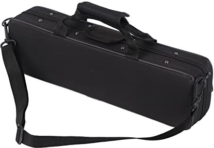Querflöten Koffer, Flötentasche mit Verstellbarem Schultergurt, Flute Zipper Case, Flötenkoffer Querflöte, Tragegriff, Wasserdichte Flötentragetasche aus Oxford-Stoff für 16-Loch-Flöte