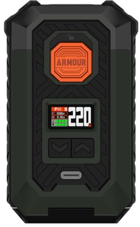 Vaporesso ARMOUR MAX Mod | 220W Box Mod Works with Itank 2 Atomizer/Z sub ohn Tank/ 510 Thread Atomizer E-Cigarette Vaporizer (Verde)