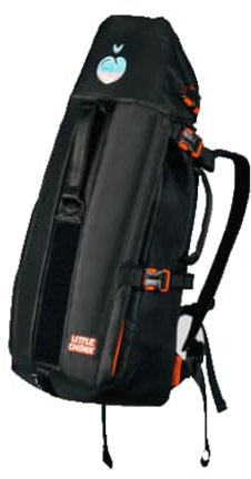 The Maxine One Medium Hunde-Tragerucksack von Little Chonk, für mittelgroße Rassen, verstellbare Haustier-Tragetasche, nach vorne zeigend, für Reisen, Wandern, Schwarz (Bark After Dark)