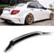 Auto Heckspoiler für Mercedes Benz W204 C-Class Sedan 4door 2008-2013,Hinten Spoiler Spoilerlippe Performance Tuning Lippe Wing Spoiler Styling Modification Zubehör