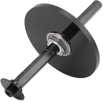 Fabater Juego de cortador de tubos para interiores,cortador de tubos de PVC de profundidad ajustable con 6 hojas de sierra HSS(22 mm, 25 mm, 32 mm, 35 mm, 44 mm, 50 mm) y disco guía