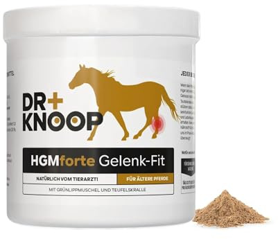 HGM Polvo articular de caballo para personas mayores, garra del diablo + polvo de mejillón de labios verdes + glucosamina, aumenta la alegría de movimiento en la vejez, HGMforte 3 x 900 g, por