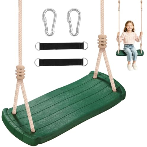 Fionrziy Wetterfestem Schaukel Outdoor für Kinder ab 3 Jahren, bis 120kg