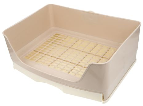Ciieeo Toilette per Conigli e Porcellini D'india in Plastica Resistente Vasino a Cassetto, Compatta e Portatile per Piccoli Animali Domestici, per Soggiorno, Giardino e Parco