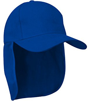 Morefaz Junior Legionnaire Style Baseball Cap Boy Girl Children Summer Sun Hat Protection Child Kids Hat Sport MFAZ Ltd (Blue)