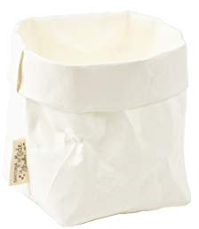 B&P Italia Piccolo Sacchetto Portapane, Fibra di cellulosa, Bianco, 14 cm