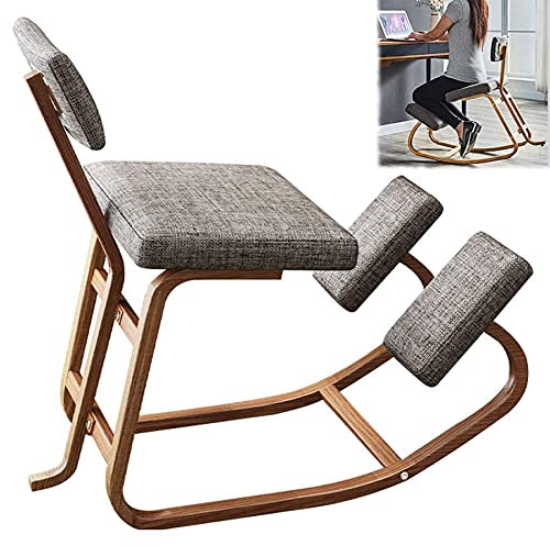 LXX Kniehocker Kniestuhl Ergonomisch, Kniestühle -hocker Kniender Hocker Bürohocker mit Rückenlehne, Orthopädischer Hocker Zur Korrektur Der Sitzhaltung