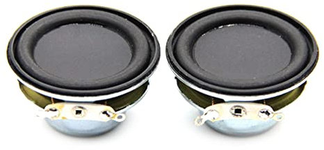 Iegefirm 2Pcs Audio Lautsprecher 4Ω 5W 40Mm 1,5 Full Range Multimedia Lautsprecher Lautsprecher DIY Sound Mini Lautsprecher für Heimkino
