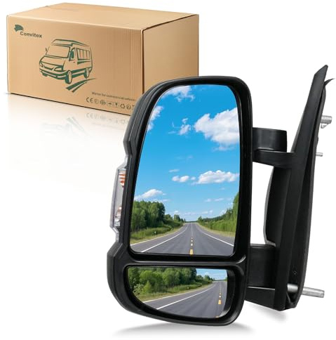 Convitex Rétroviseur Gauche pour Jumper Boxer Ducato 2006- Électrique