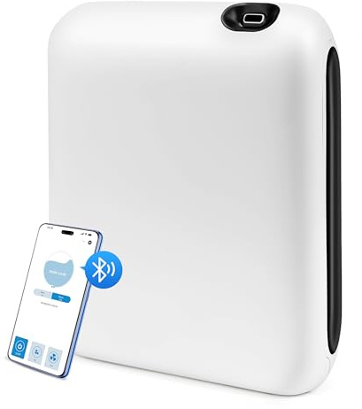 DAKISTF Macchina dell'aria del profumo per la casa, 1500 Sq.Ft Hotel Collection Diffusore con tecnologia intelligente dell'aria fredda, diffusore di olio essenziale senz'acqua Bluetooth per grande
