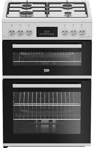 Beko 60cm Gas Cooker - White - A Rated